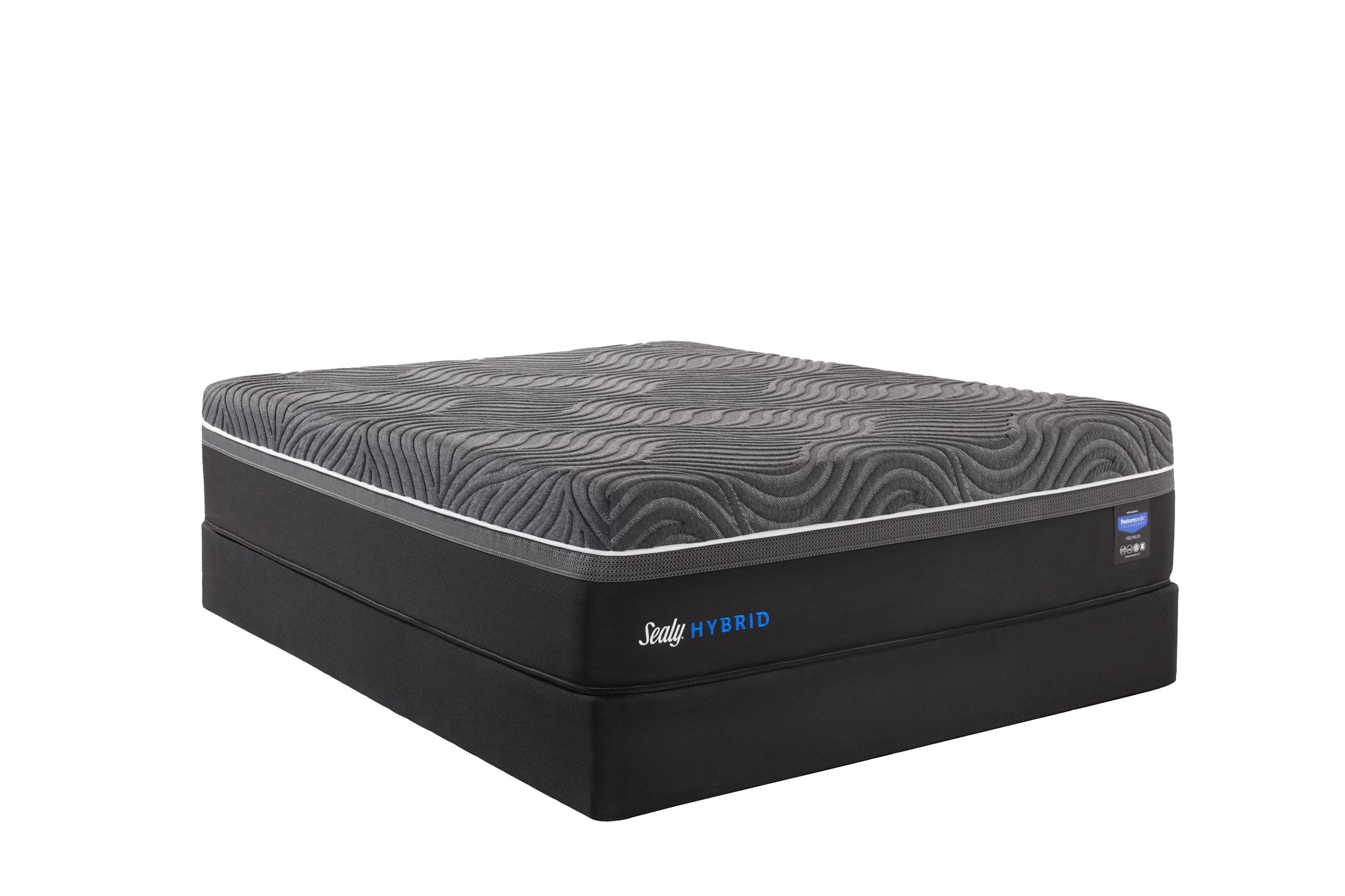 52335461 Sealy Plush Hybrid King Size Mattress - Silver Chill-2