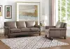 Classic Leather 2 Piece Sofa and Chair Set - New London