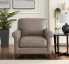New London Classic Taupe Leather Chair