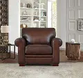 Eglinton Brown Leather Chair