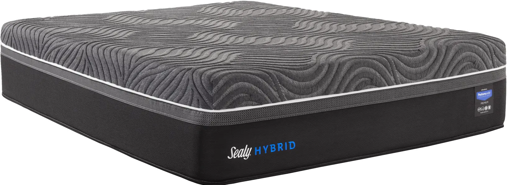 TXL-2PC-SILVER-CF Sealy Firm Hybrid Split King Mattress - Silver Chill-1
