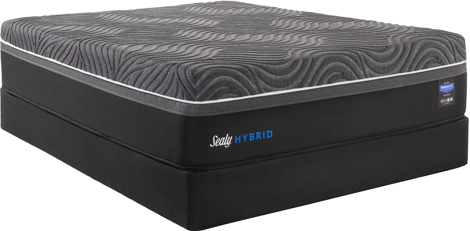 TXL-2PC-SILVER-CF Sealy Firm Hybrid Split King Mattress - Silver Chill-2