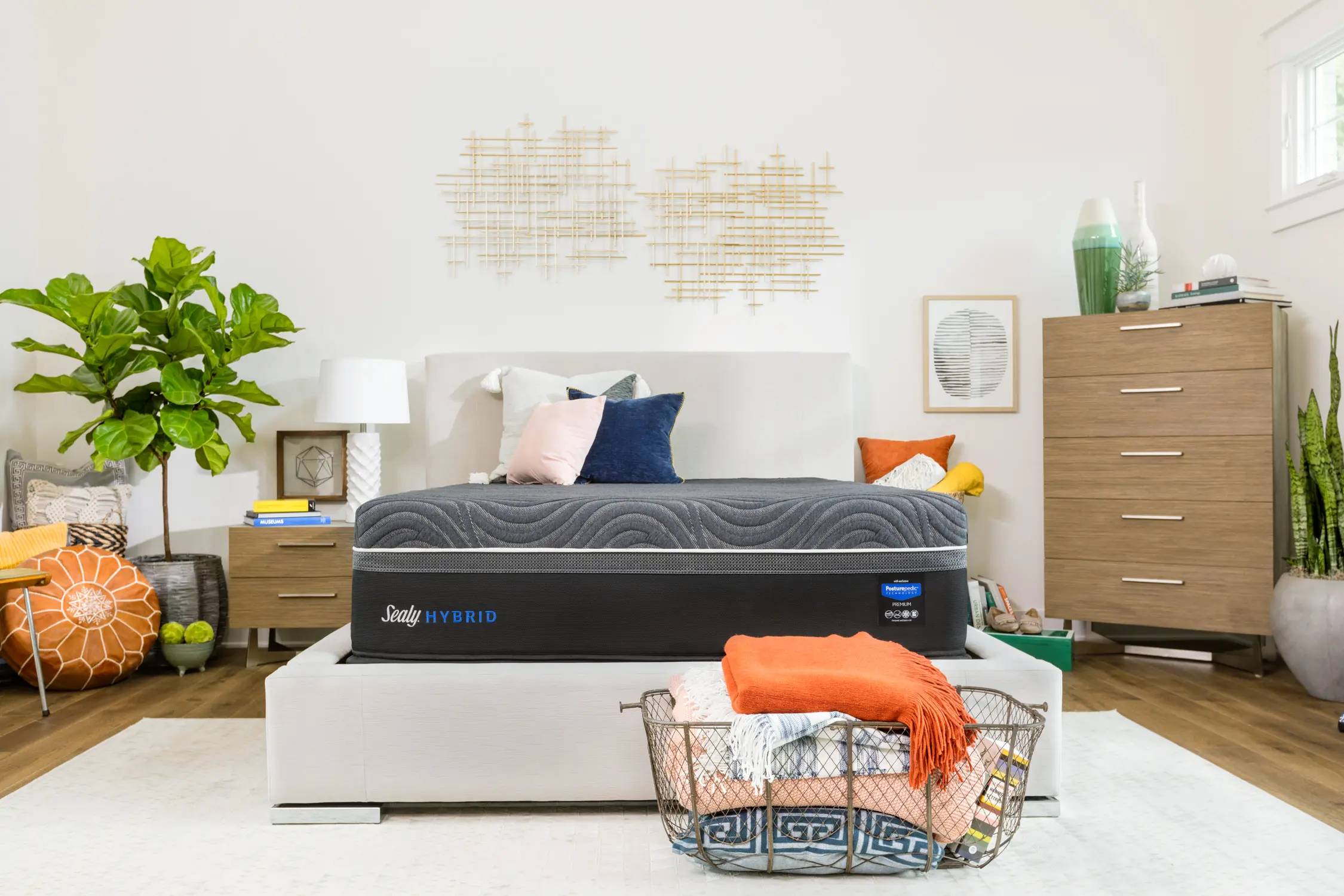 TXL-2PC-SILVER-CP Sealy Plush Hybrid Split King Size Mattress - Silver Chill-5