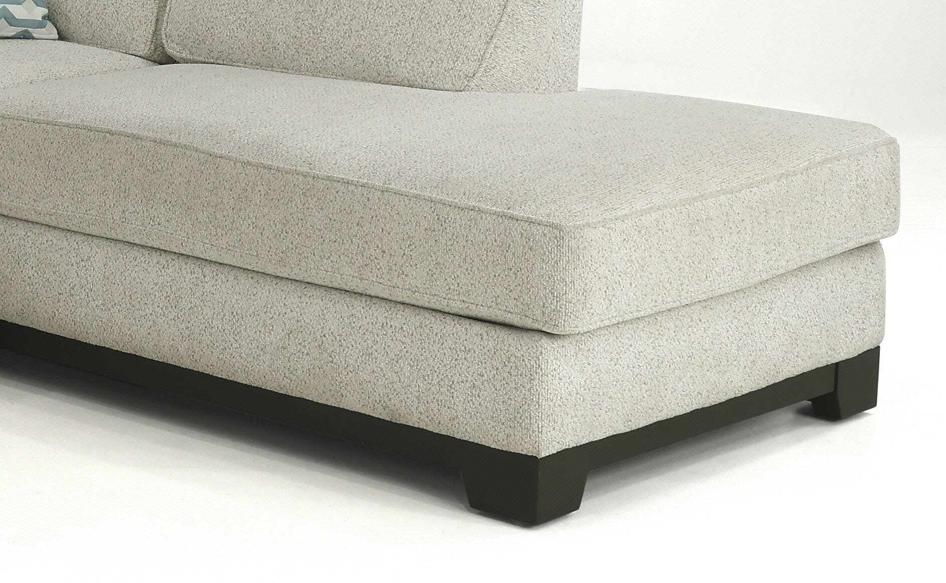 KIT Off-White 3 Piece Sectional Sofa with RAF Chaise - Pisces-3