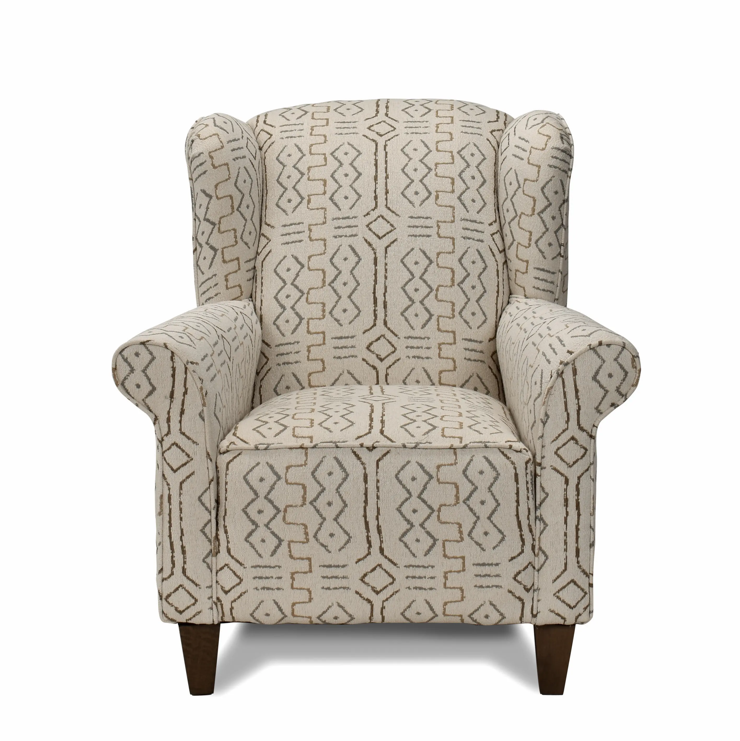 Contemporary Light Beige Accent Chair - Alvarado-1