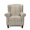 Contemporary Light Beige Accent Chair - Alvarado