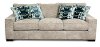 Contemporary Pebble Beige Sofa - Troy