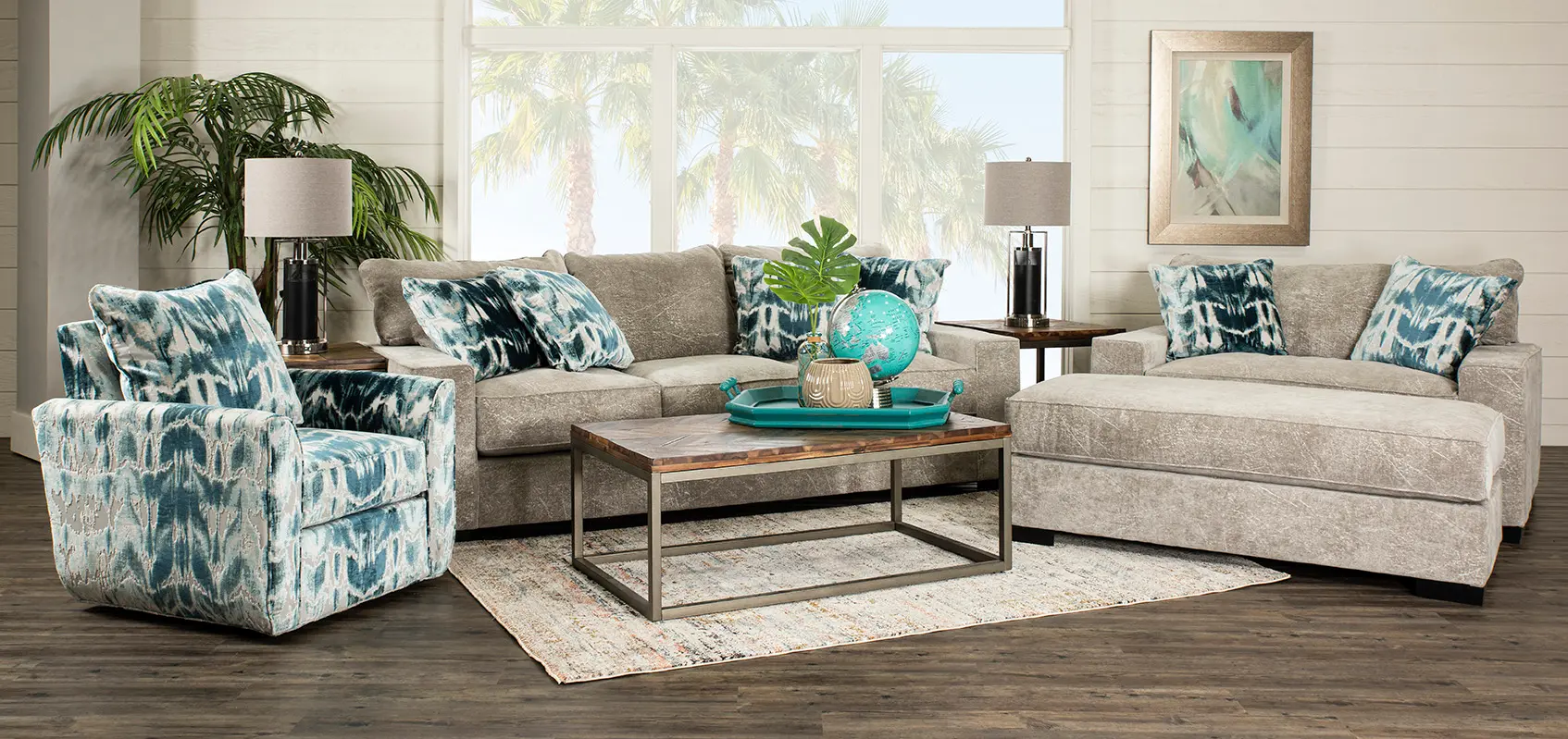 Troy Pebble Beige Sofa-2
