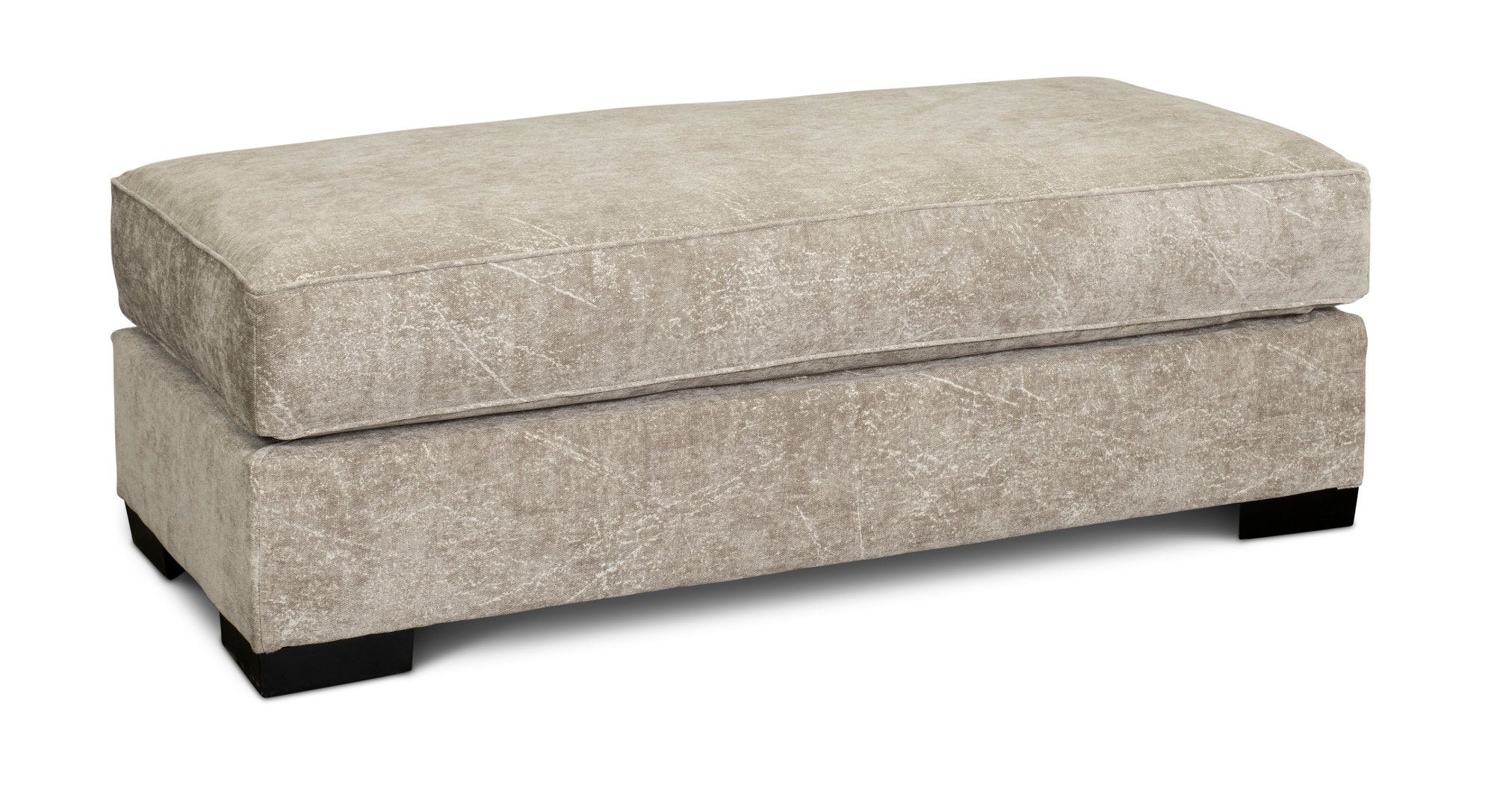 Contemporary Pebble Beige Ottoman - Troy-1