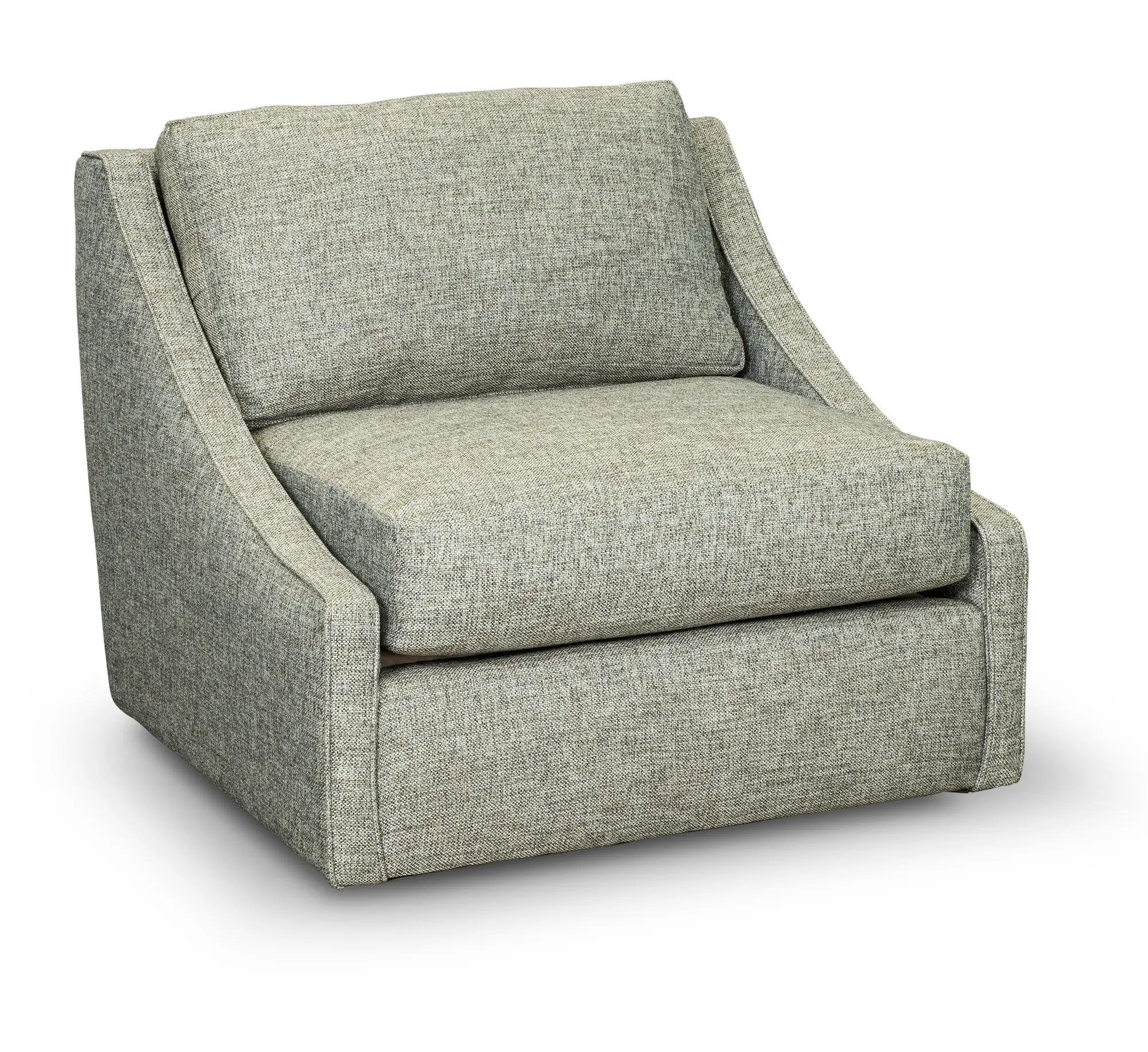 Transitional Midnight Gray Swivel Accent Chair - Romee-1