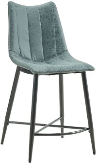Gray Upholstered Counter Height Stool - Rocco