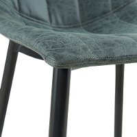 Gray Upholstered Counter Height Stool - Rocco-6
