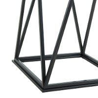 Contemporary Marble and Metal 5 Piece Counter Height Dining Set - Rocco-5
