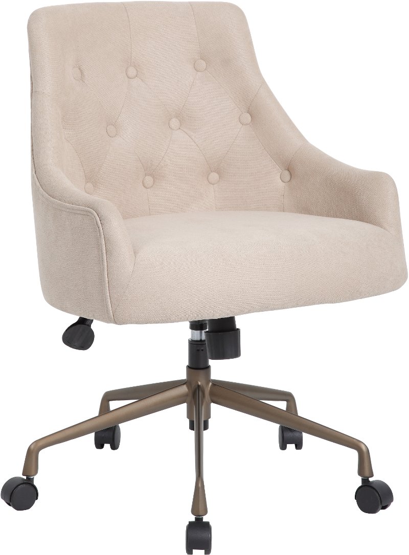 beige office chair