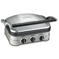 GRID-8NBJ2 Cuisinart Griddler 5 in 1 Grill - Brushed Stainless Steel