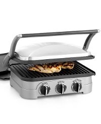 GRID-8NBJ2 Cuisinart Griddler 5 in 1 Grill - Brushed Stainless Steel-4