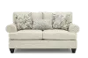 Branson Cotton Off-White Loveseat