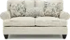 Branson Cotton Off-White Loveseat