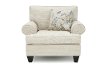 Casual Traditional Cotton Off-White Chair - Branson