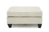 Branson Cotton Off-White Ottoman