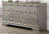 Contemporary Shimmery Gray Dresser - Amalia