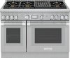 PRD486WLHU Thermador Dual Fuel Pro Harmony Double Oven Smart Range with 6 Burners - 48 Inch, Stainless Steel