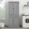 CF3103-GY Seaside Gray Tall Storage Pantry