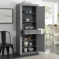 CF3103-GY Seaside Gray Tall Storage Pantry-2