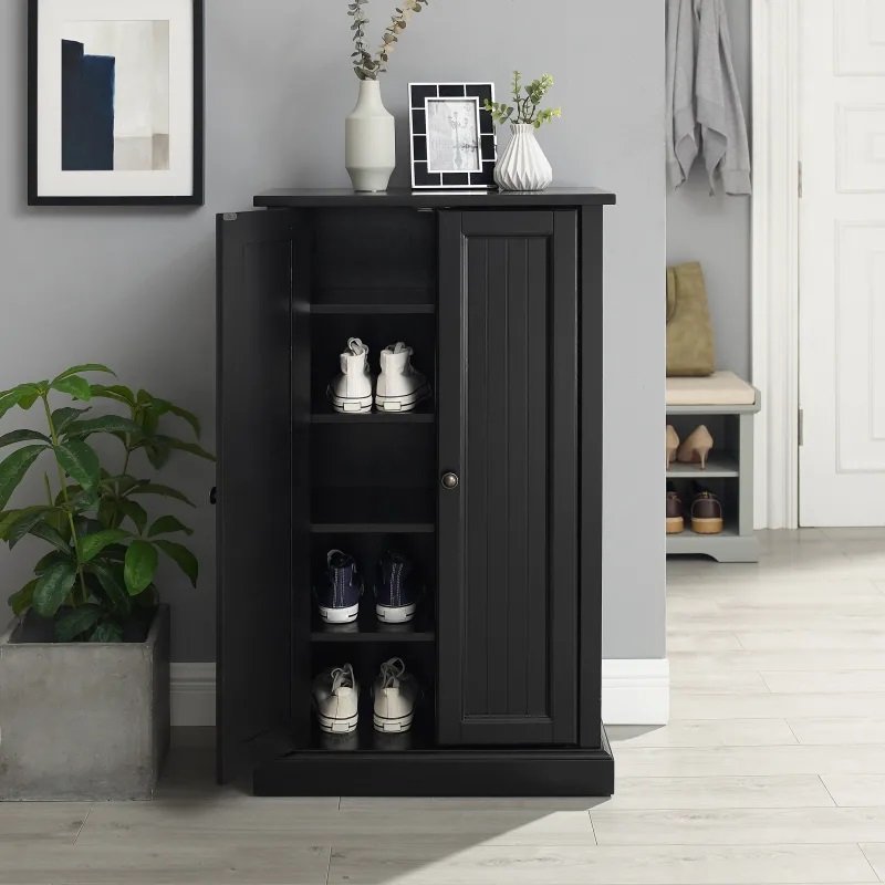 CF3106-BK Seaside Black Accent Storage Cabinet-1