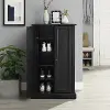 CF3106-BK Seaside Black Accent Storage Cabinet