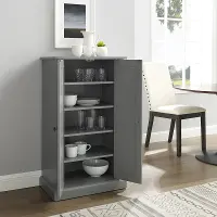 CF3106-GY Seaside Gray Accent Storage Cabinet