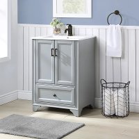 CF7022-GY 24 Inch Gray Bathroom Vanity With Sink - Tara