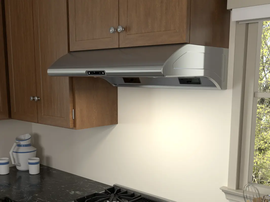 AK2100CS Zephyr 30 Inch Typhoon Under Cabinet Hood - Stainless Steel-3