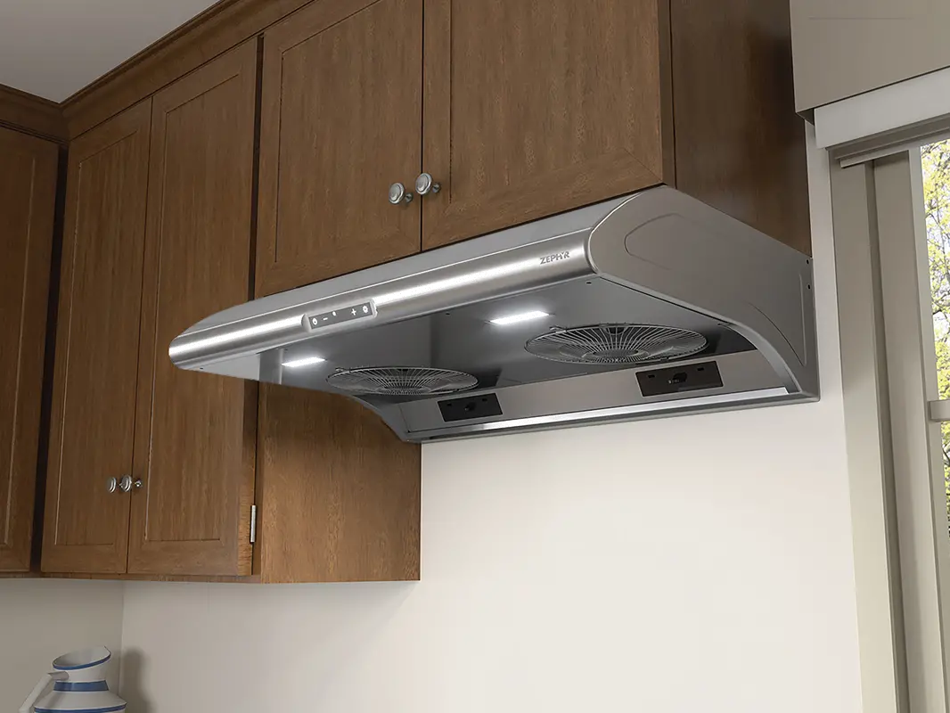 AK2100CS Zephyr 30 Inch Typhoon Under Cabinet Hood - Stainless Steel-4