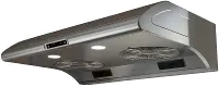 AK2136CS Zephyr 36 Inch Typhoon Under Cabinet Hood - Stainless Steel