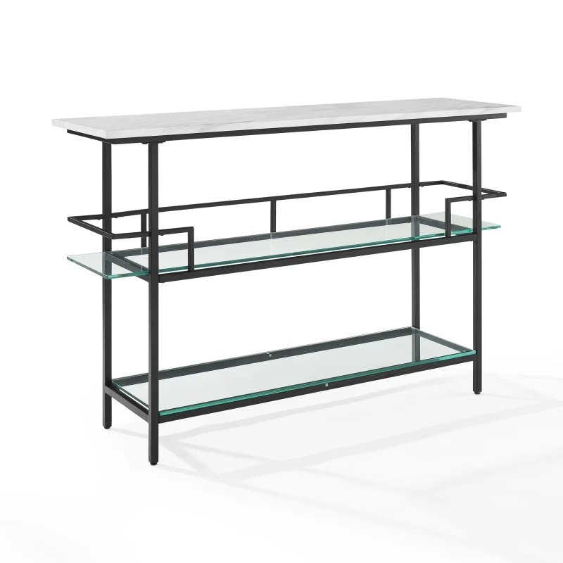 CF4008-MB Faux Marble Bar Matte Black- Aimee-2