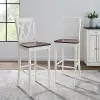 CF501024-WH Shelby White Counter Stools, Set of 2