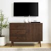 CF1118-BR Mid-century Brown TV Stand - Lucas