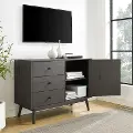 CF1118-GY Lucas Mid-century Gray TV Stand