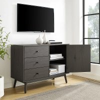 CF1118-GY Mid-century Gray TV Stand - Lucas