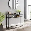 CF1400-MB Braxton Black Sofa Table