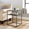 CF1401-MB Contemporary Black End Table - Braxton