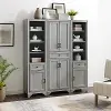 KF33006GY Tara 3 Piece Gray Pantry Set