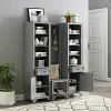KF33009GY Tara 3 Piece Gray Entryway Set