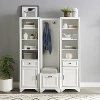 KF33009WH 3 Piece White Entryway Set- Tara