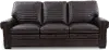 Travis Dark Brown Leather Sofa