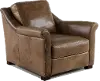 Tex Taupe Leather Chair