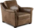 Tex Taupe Leather Chair