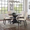 KF13074SL 5 Piece Cream Dining Set- Hayden