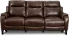 Clearance Monterey Brown Leather-Match Power Reclining Sofa